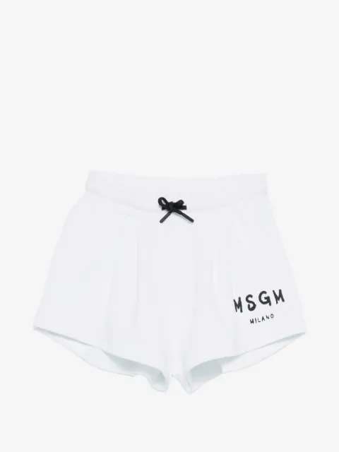 MSGM Kids bermudas con logo