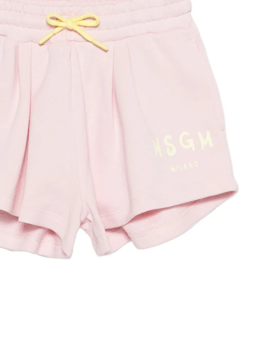 MSGM Kids Shorts met logo Roze