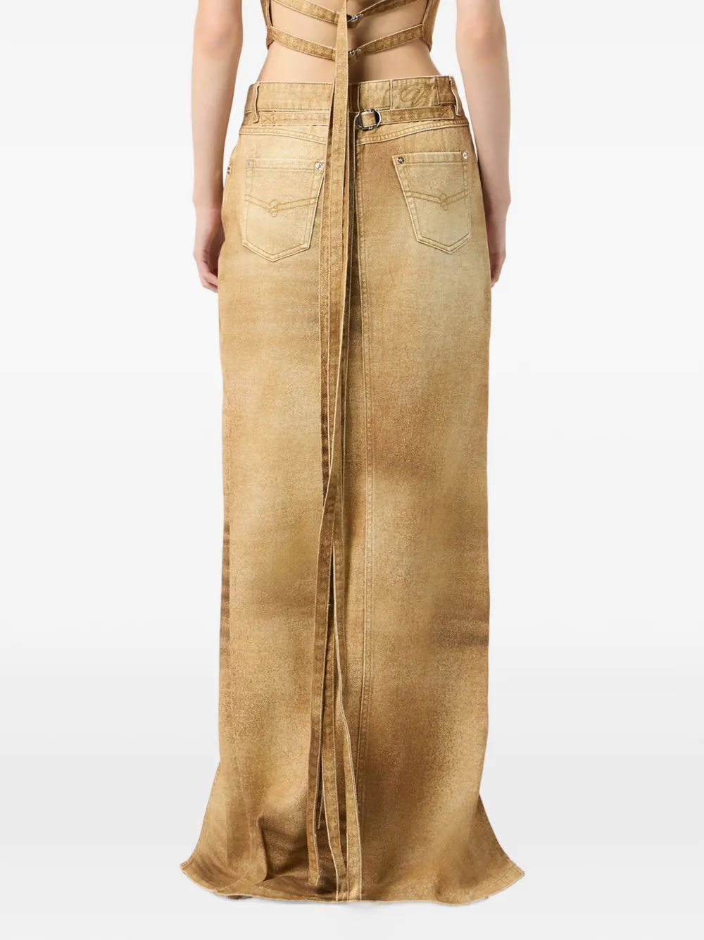 Blumarine Rok met print Beige