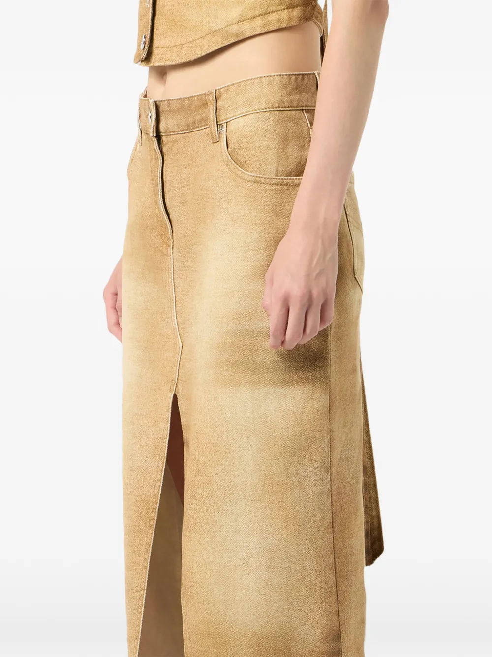 Blumarine Rok met print Beige