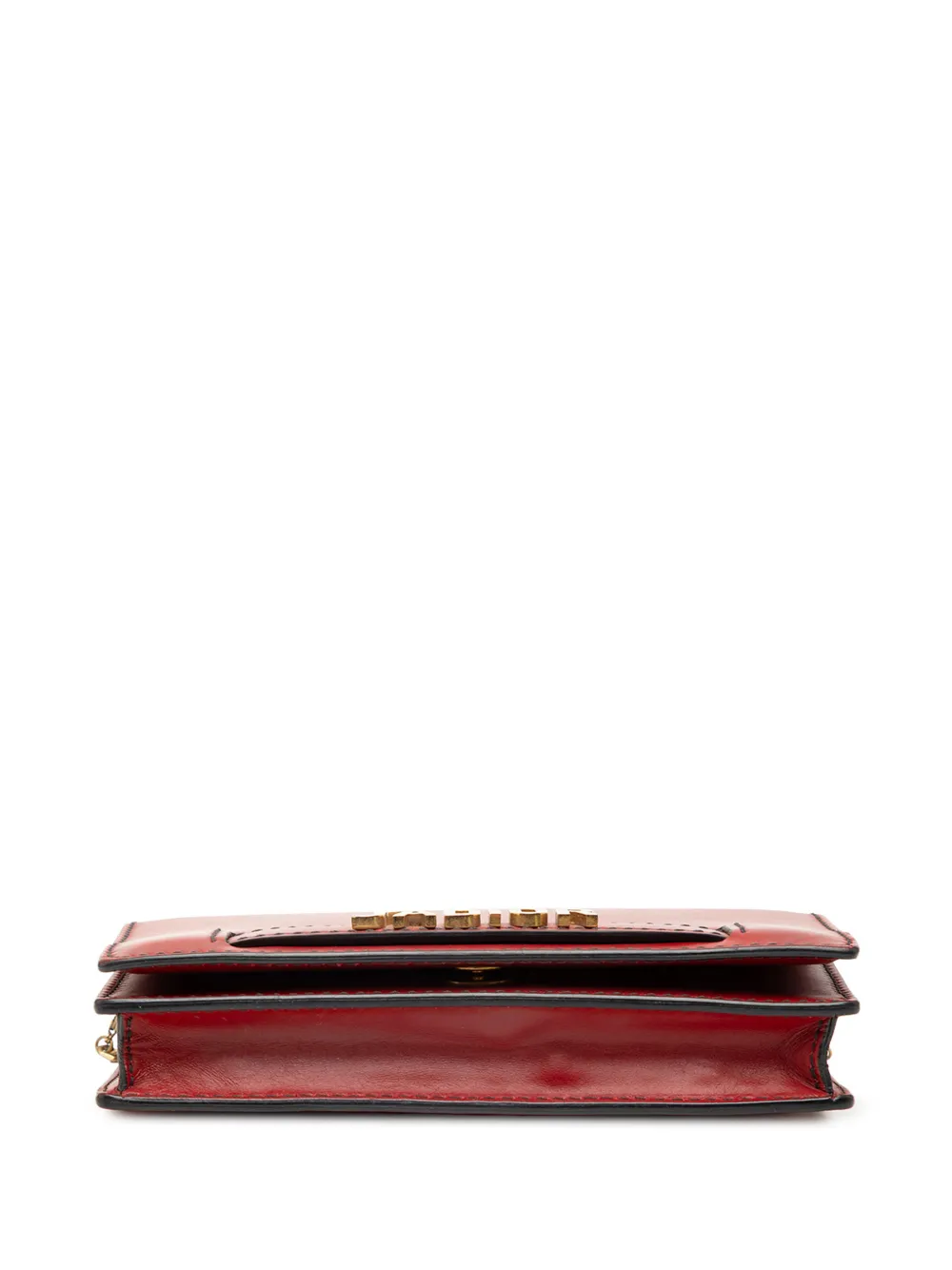 2017 Calfskin J Adior Wallet On Chain Crossbody Bag