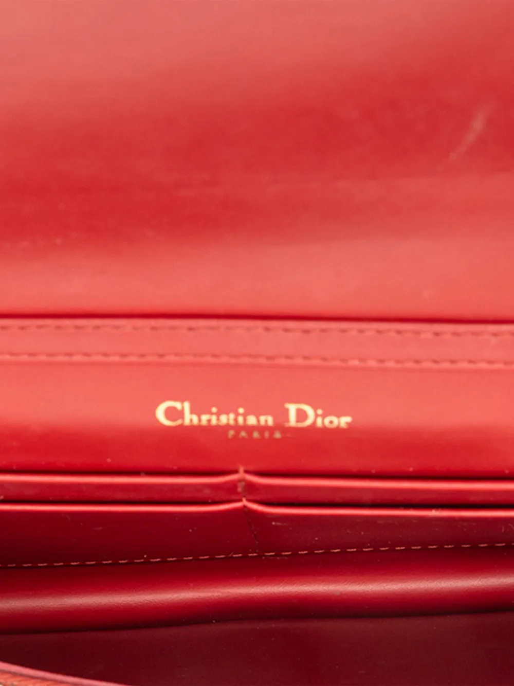 2017 Calfskin J Adior Wallet On Chain Crossbody Bag