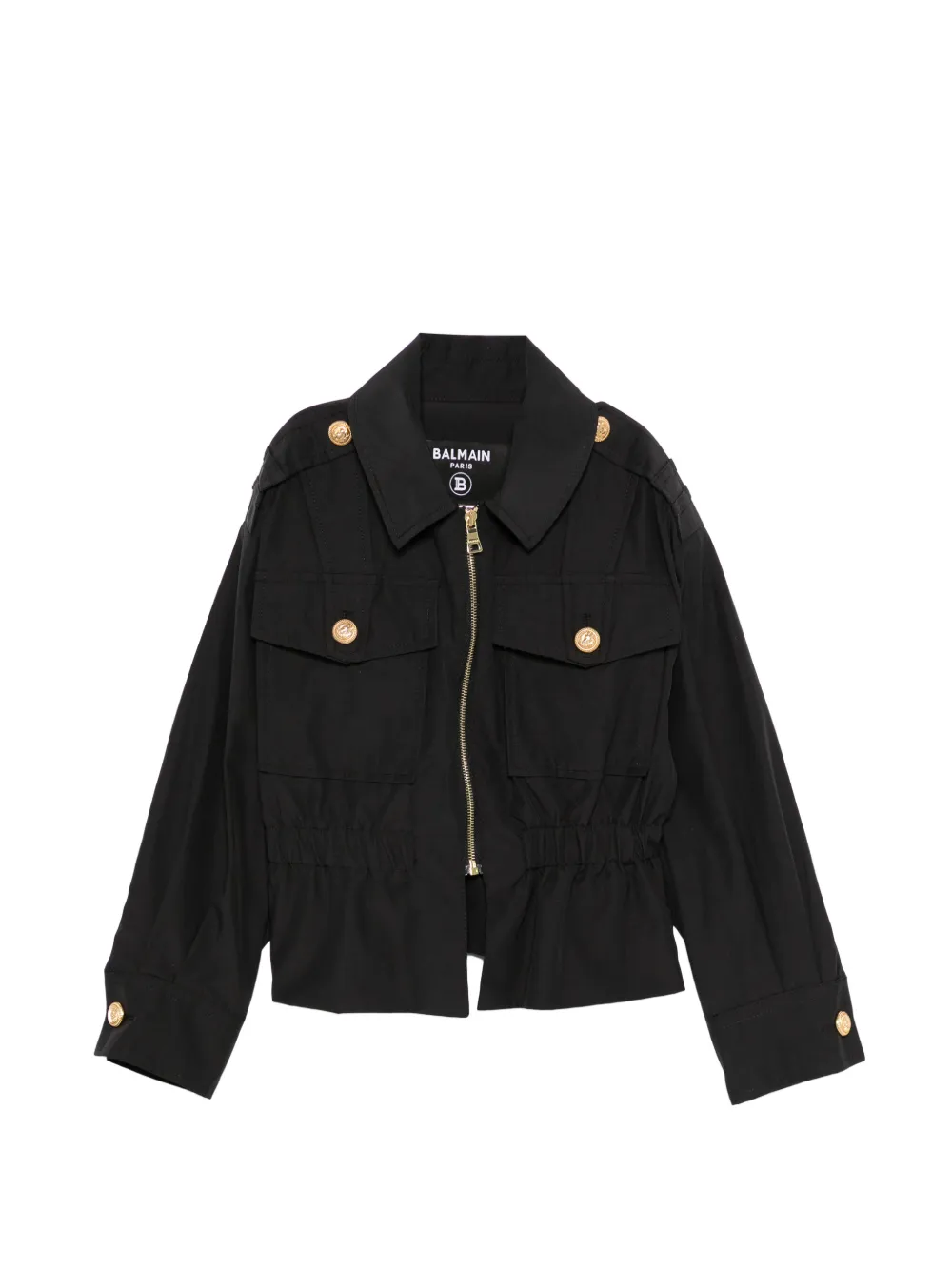 Balmain Kids zip-up jacket - Nero