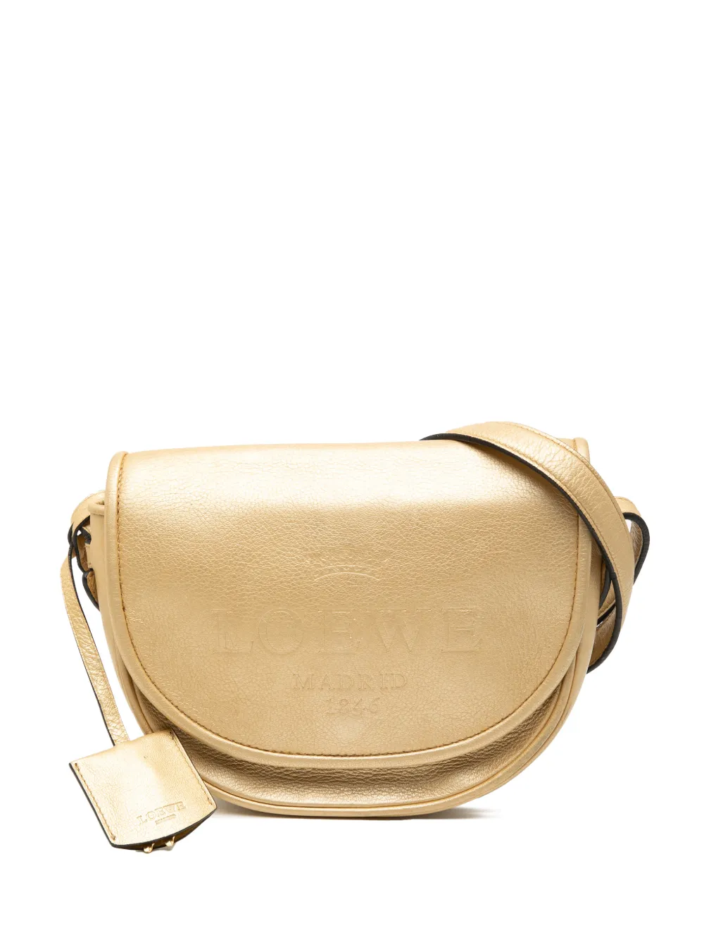 Loewe Pre-Owned 2009 Leather Heritage crossbody bag - Oro