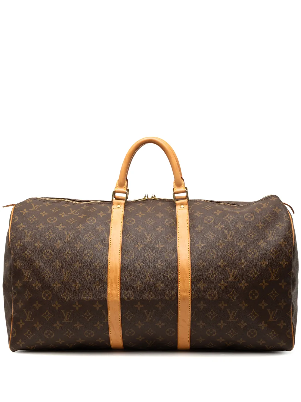 Louis Vuitton Pre-Owned 2001 Monogram Keepall 55 travel bag - Marrone