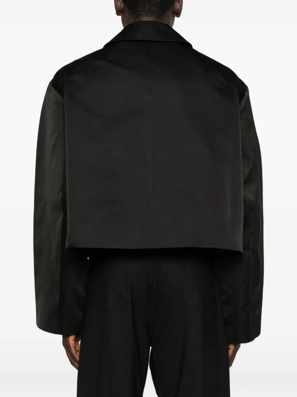 Rick Owens Shirtjack met rits Zwart