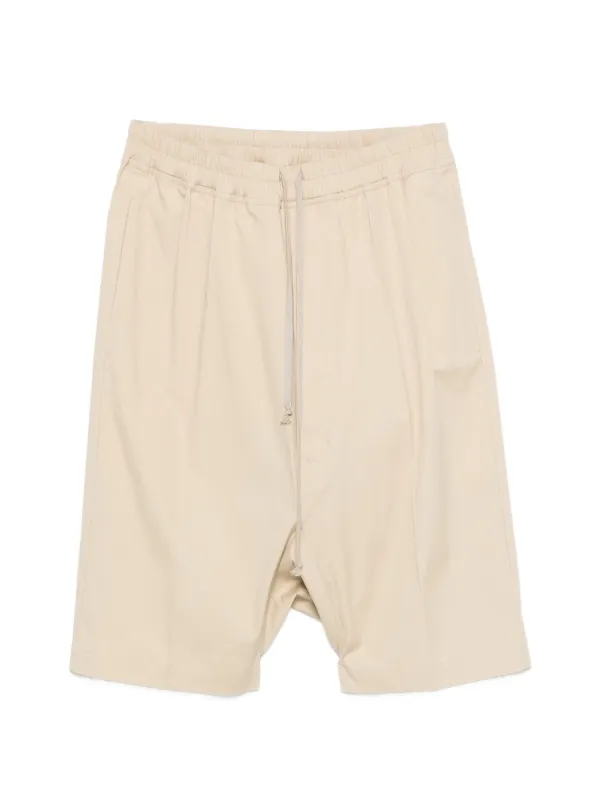 Rick Owens Drawstring Shorts in Neutrals