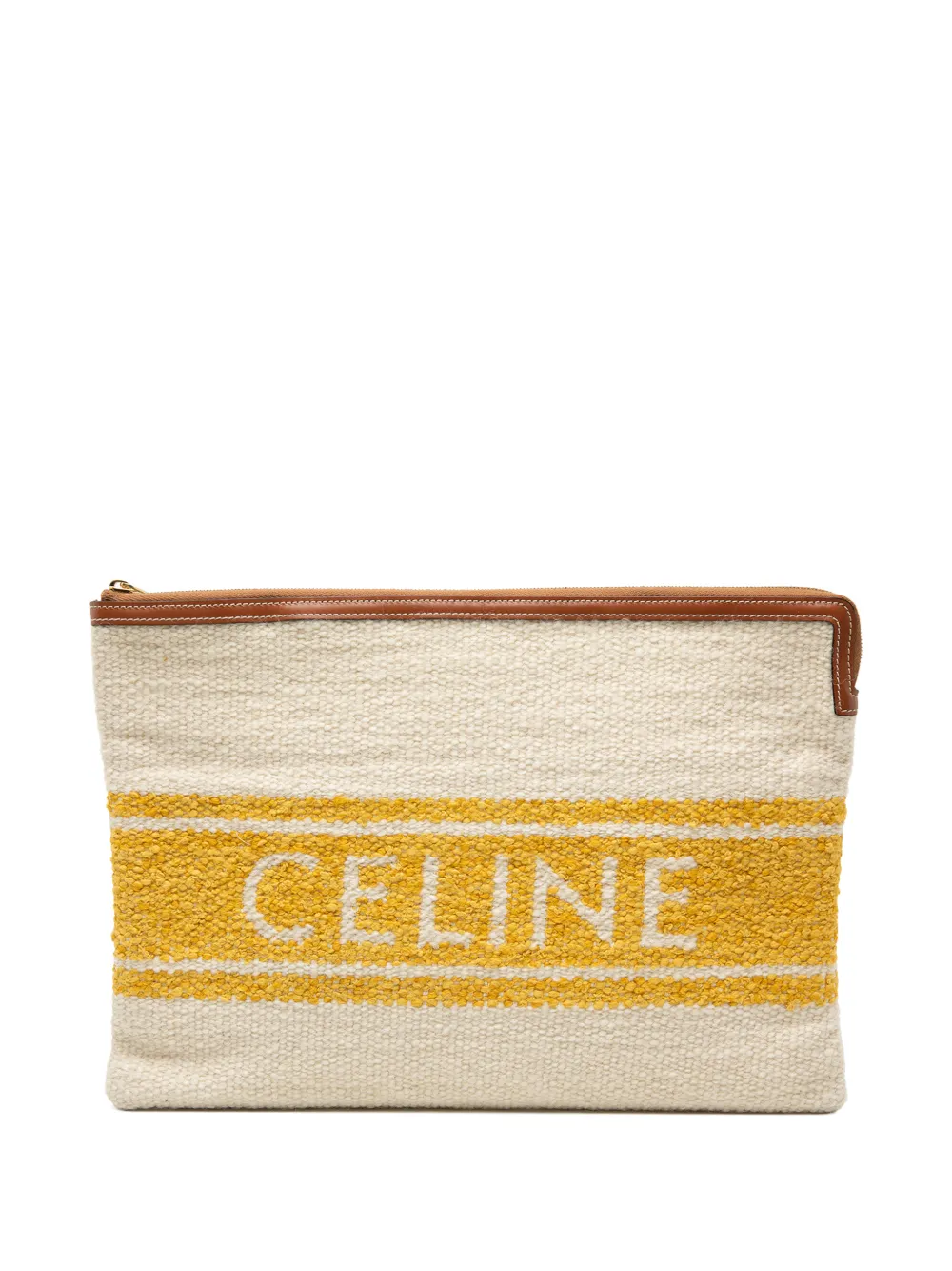 Celine Pre-Owned 2020 Large Plein Soleil clutch bag - Marrone