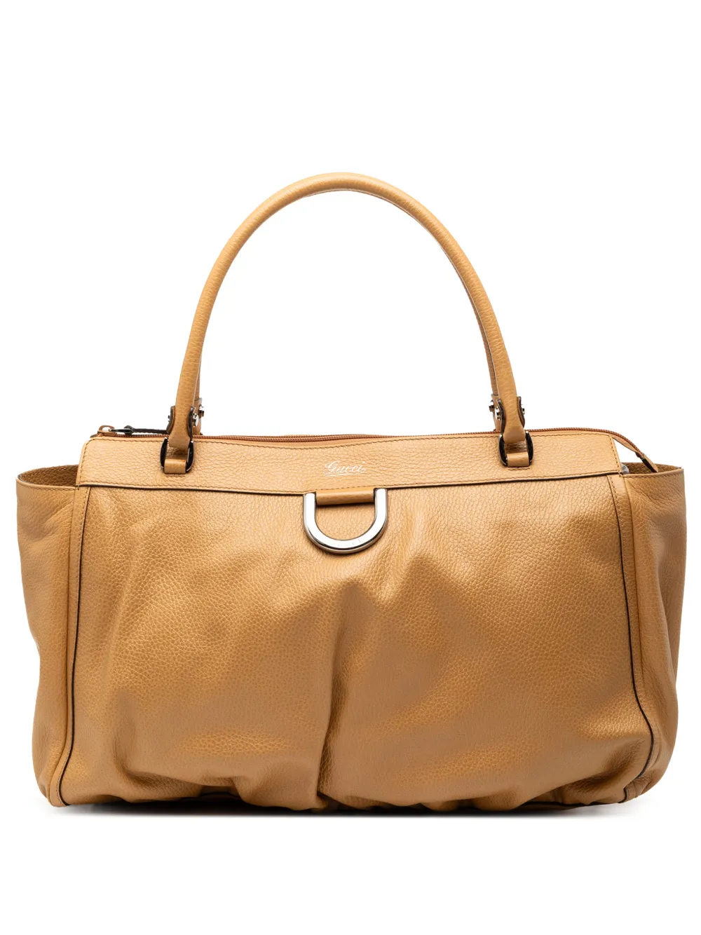 Gucci Pre-Owned 2000-2015 Calfskin Abbey D Ring tote bag - Marrone