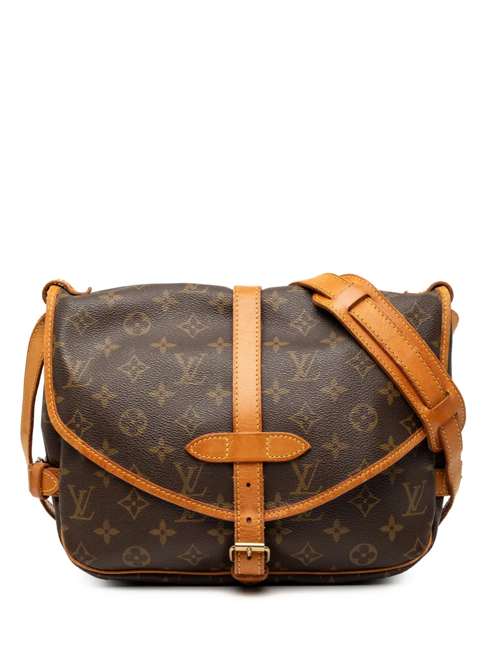 Louis Vuitton Pre-Owned 1993 Monogram Saumur 25 crossbody bag - Marrone