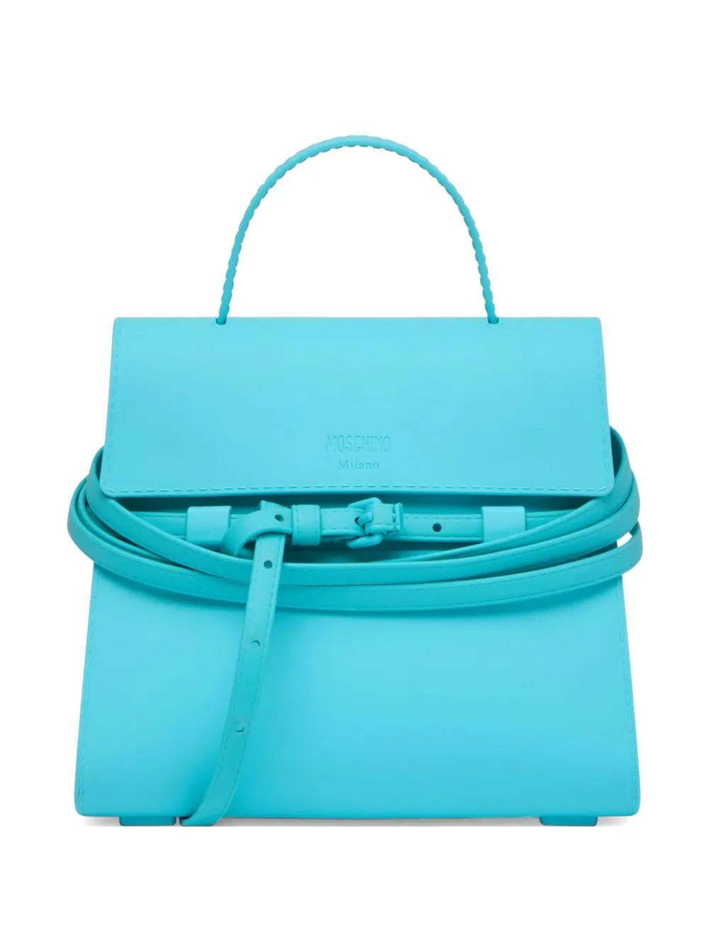 Moschino Borsa tote con manico - Blu