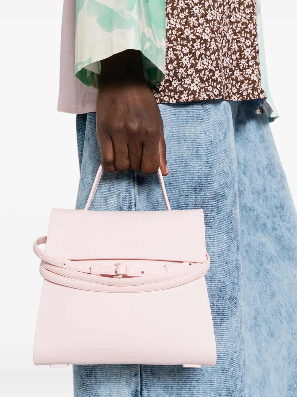 Moschino Kleine Tie Me handtas Roze
