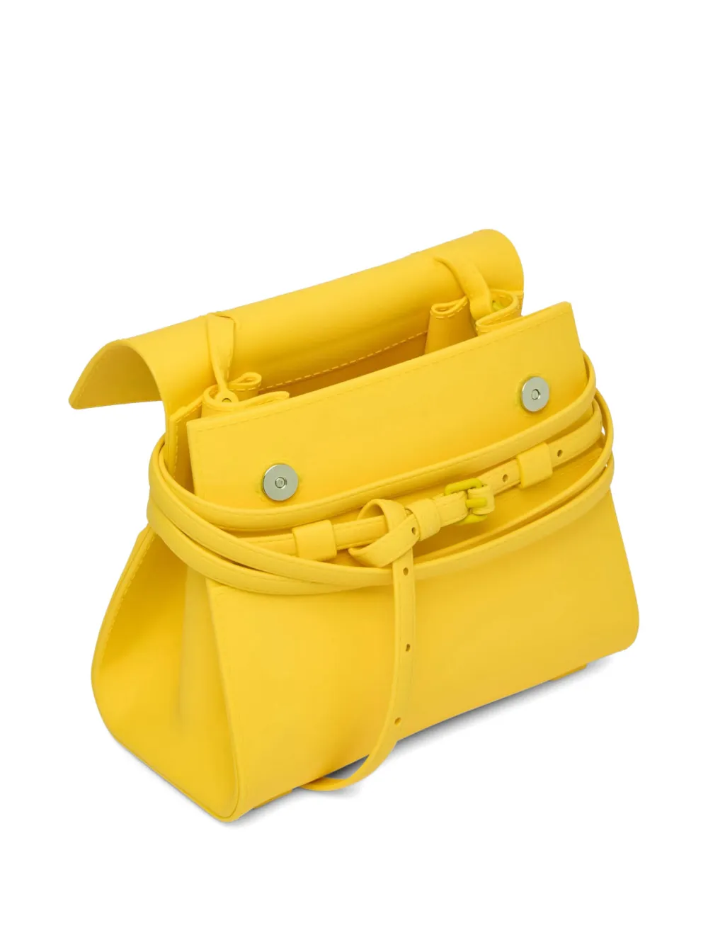 Moschino Kleine Tie Me handtas Geel