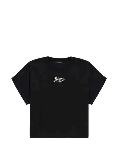 Balmain rolled-sleeve T-shirt