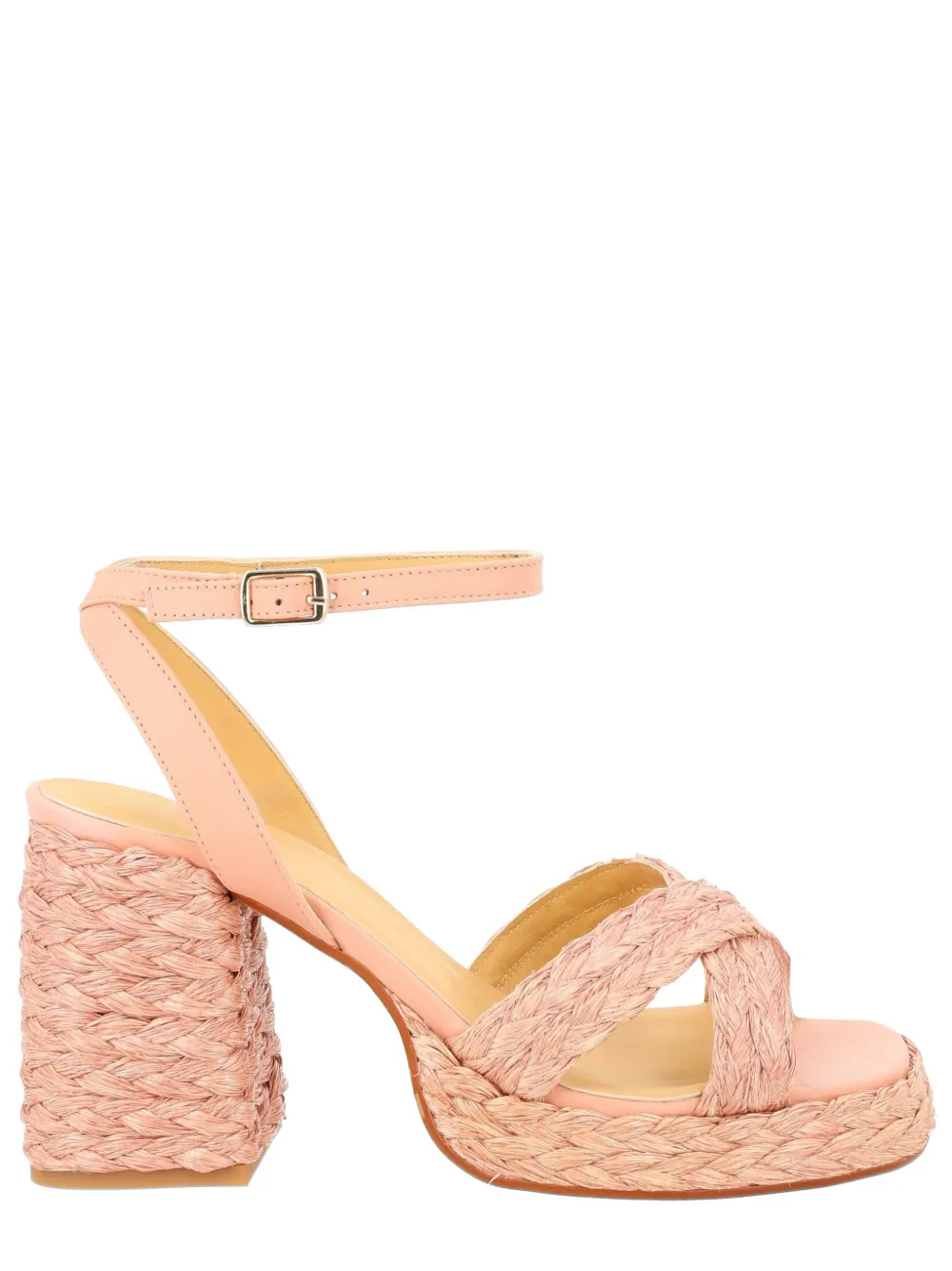 Castañer Valeriette 258 woven platform sandals Roze