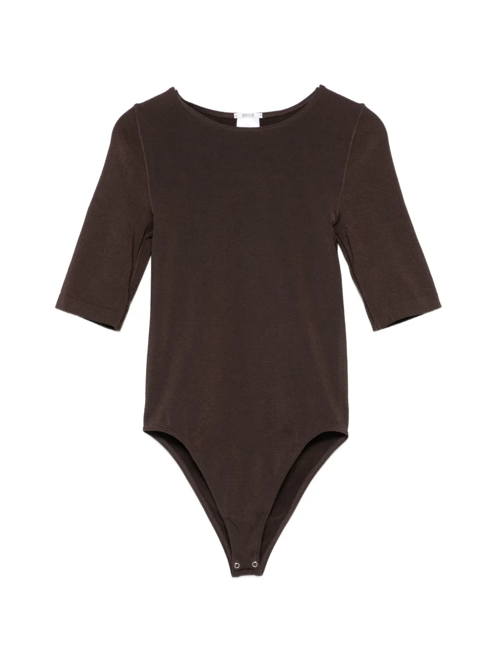 Wolford elbow-sleeved top - Marrone