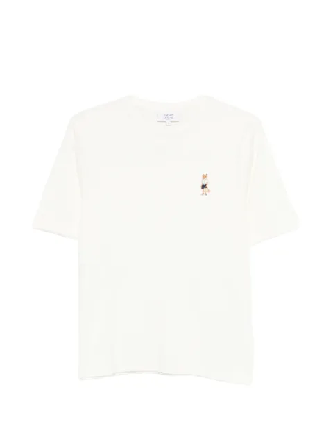 Maison Kitsuné embroidery T-shirt