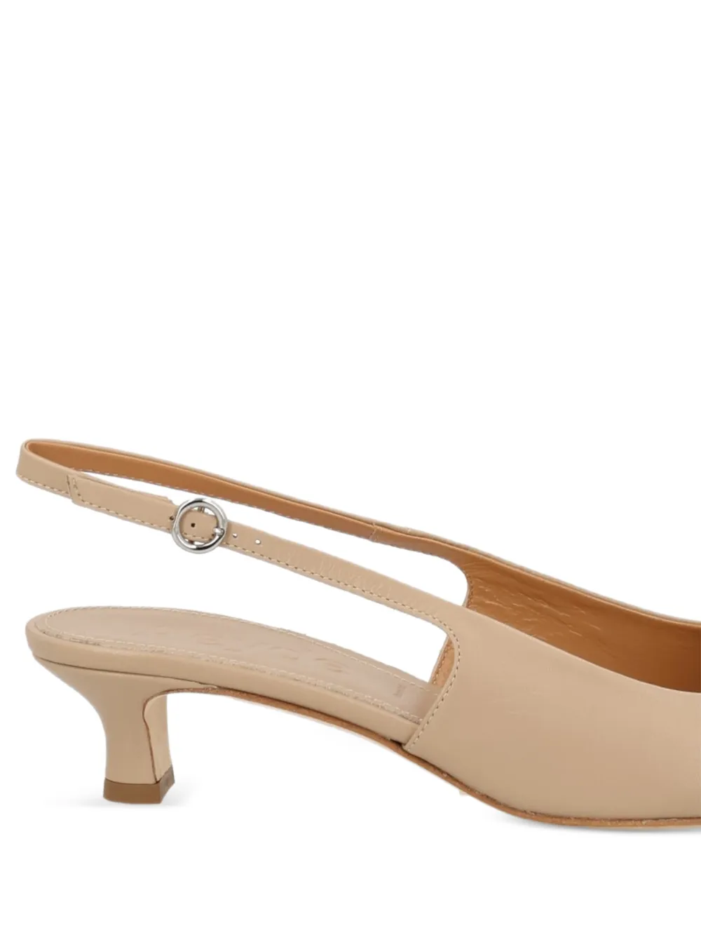 Aeyde Slingback pumps met hak Beige