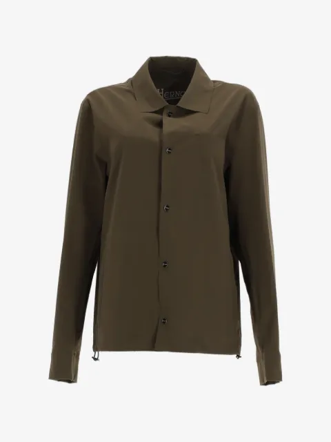 Herno chest-pocket buttoned shirt jacket