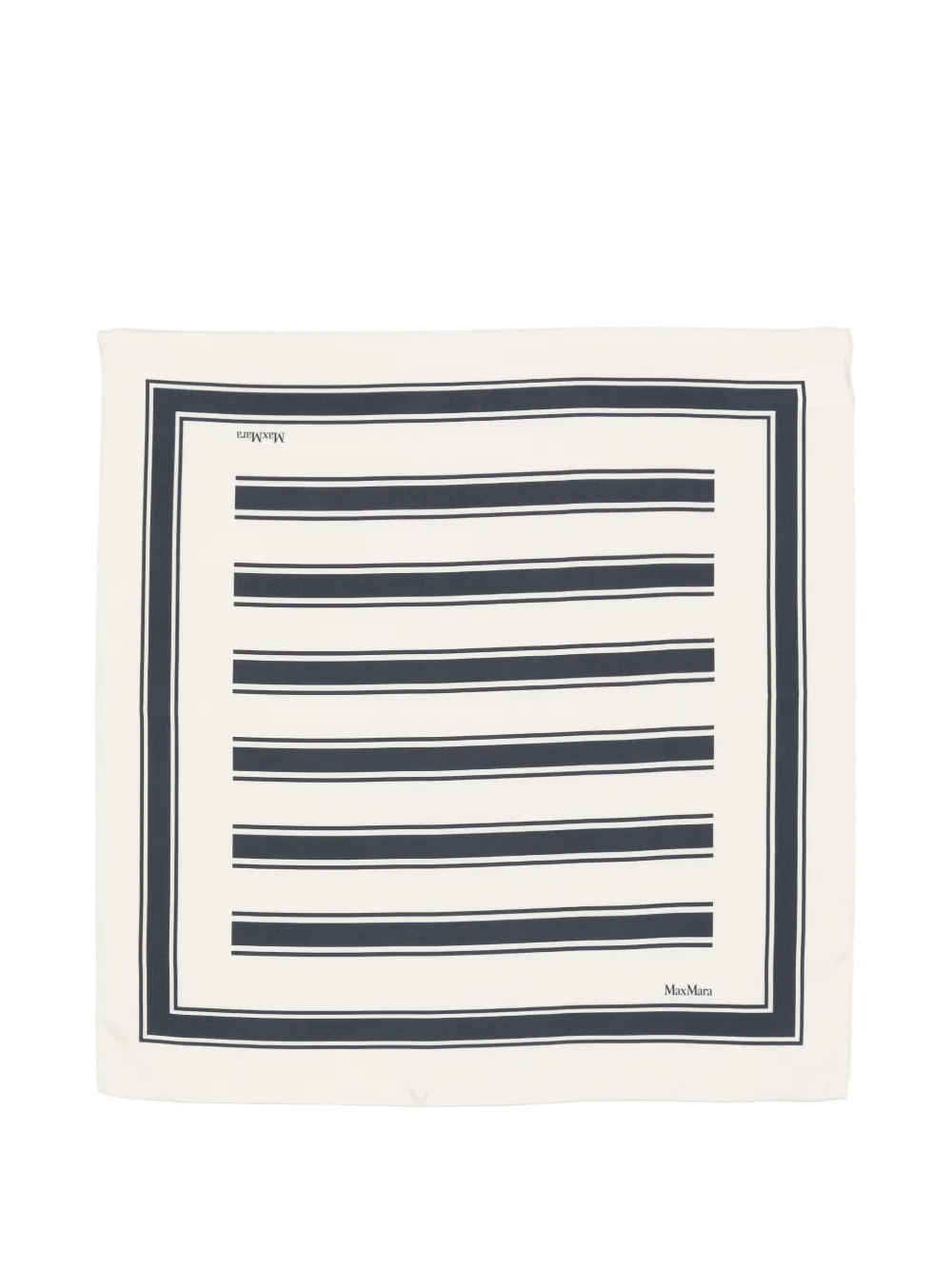 Max Mara striped scarf - Nude