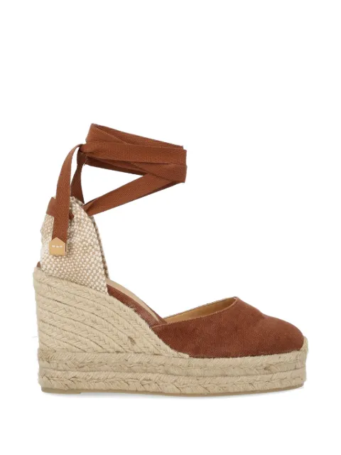 Castañer Carina ankle-tie wedge espadrilles 