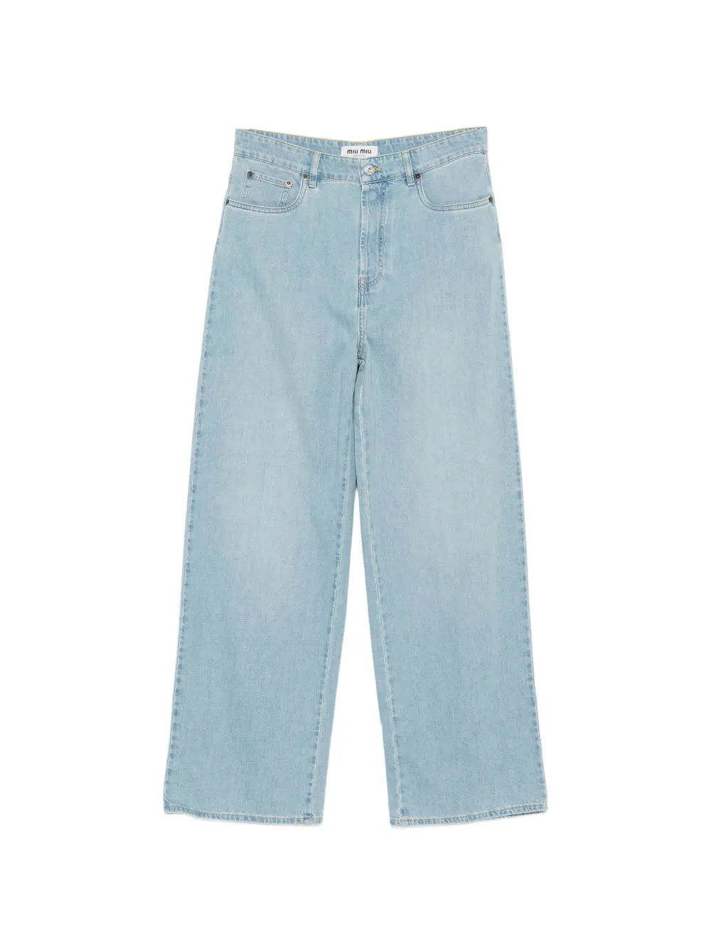 Miu Miu five pockets clear jeans - Blu