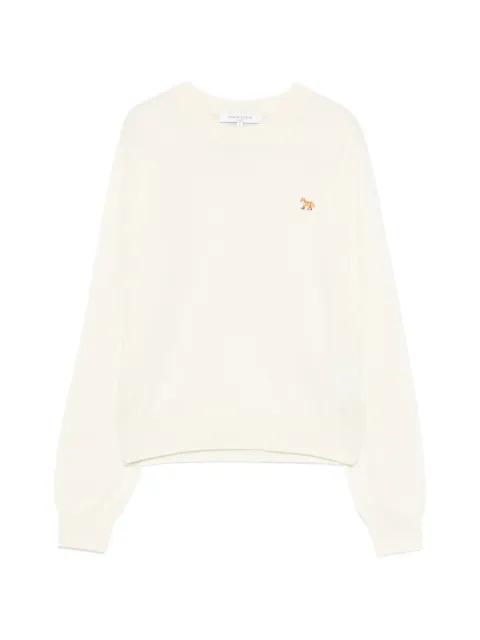 Maison Kitsuné fox embroidered sweater