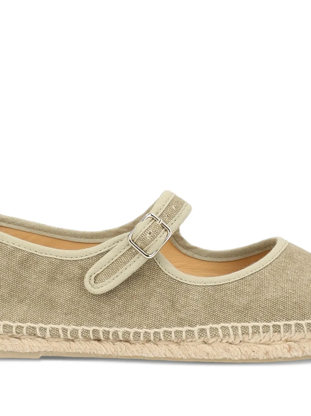 Castañer Padua espadrilles met gesp Groen