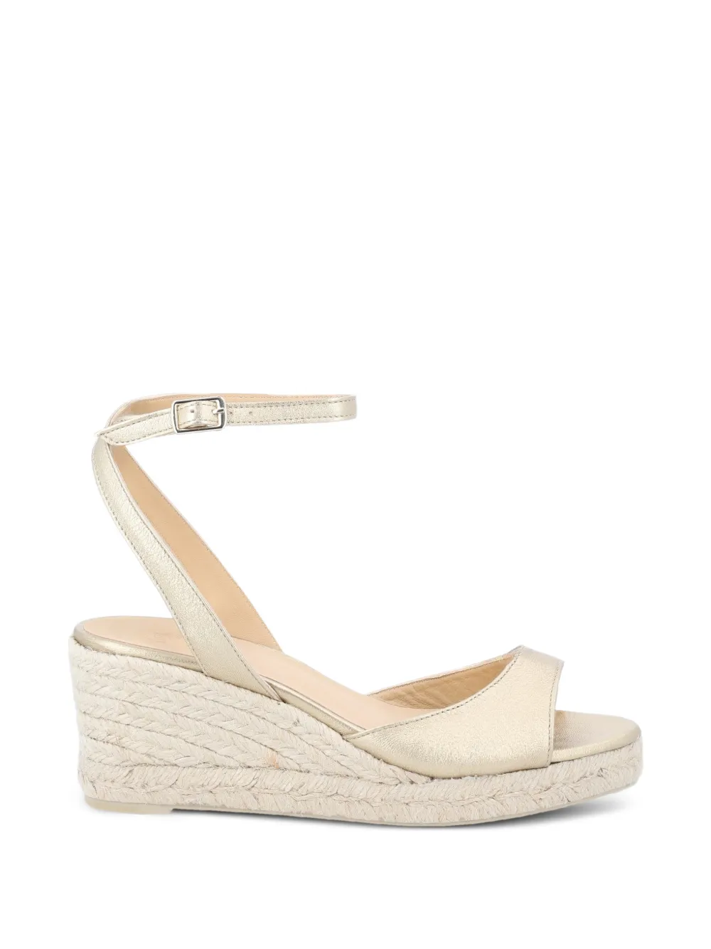 Castañer Brook espadrilles met sleehak Goud