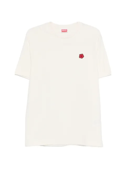 Kenzo flower-appliqué T-shirt