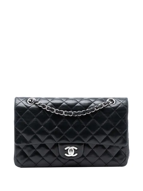 CHANEL Pre-Owned 2009-2010 Medium Classic Lambskin Double Flap shoulder bag