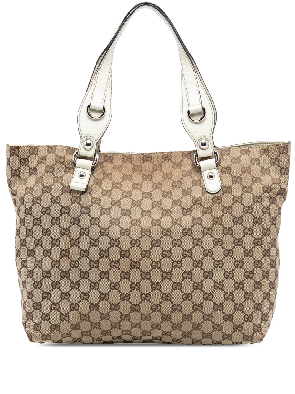 Gucci Pre-Owned 2016-2026 Medium GG Canvas Icon Bit tote bag - Marrone