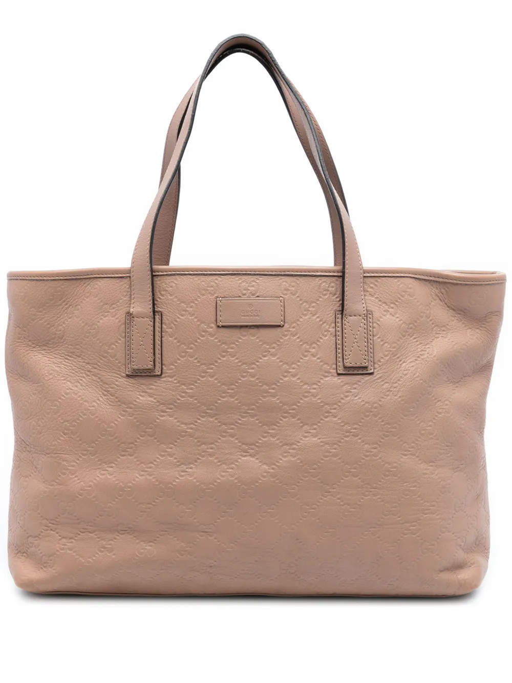 Gucci Pre-Owned 2016-2025 Medium Guccissima tote bag - Marrone