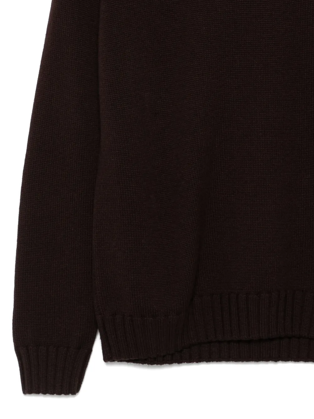  Zanone Virgin Wool Sweater - Brown 