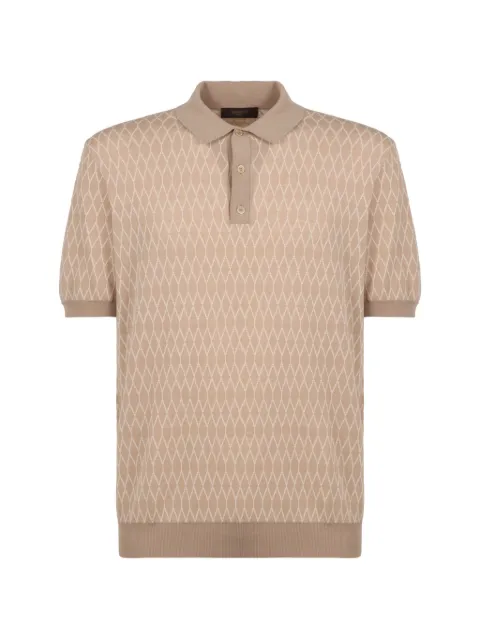 slowear knit button polo shirt