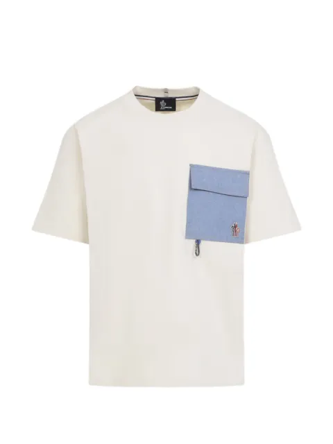 Moncler Grenoble  Blend t-shirt with denim pocket