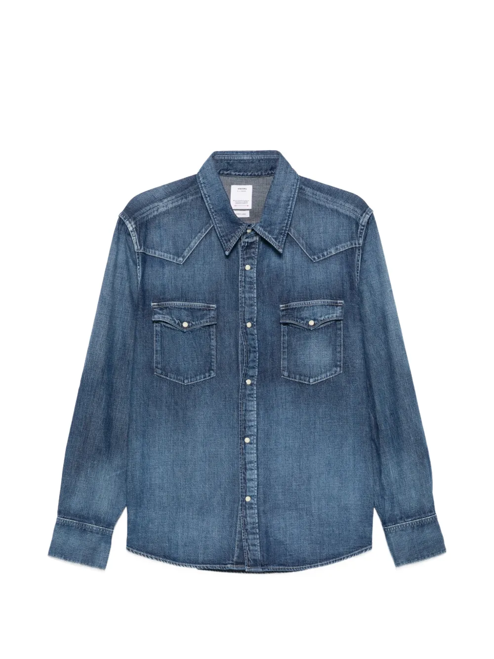 visvim Social Sculpture overshirt - Blu