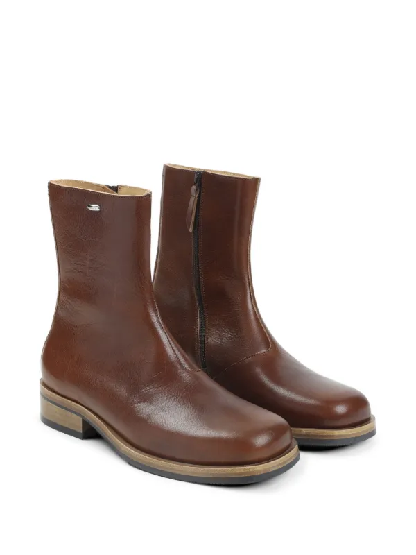 OUR LEGACY Camion Leather Boots | Brown | FARFETCH