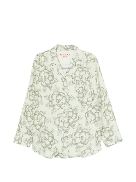 Marni floral print shirt