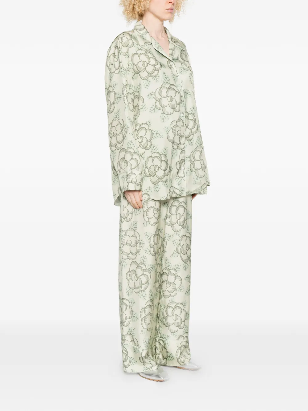  Marni Floral Print Shirt - Neutrals 