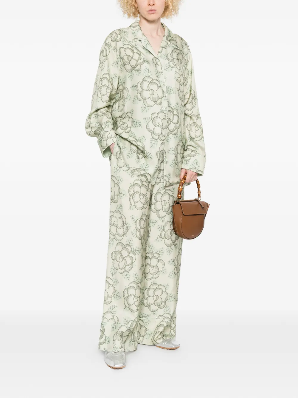 Marni Floral Print Shirt - Neutrals 