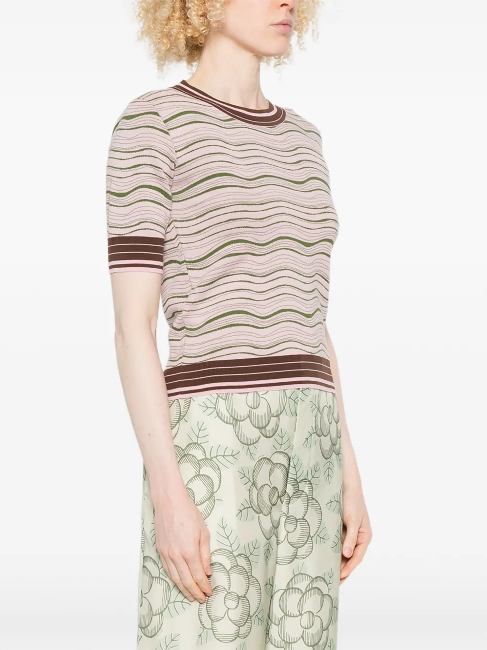  Marni Jacquard Logo Jumper - Pink 