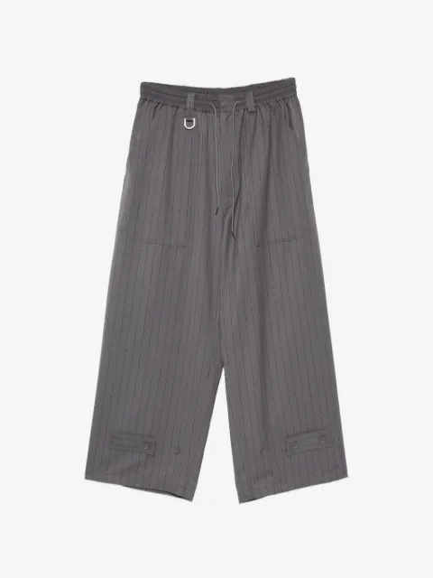 Y-3 pinstripe-pattern trousers