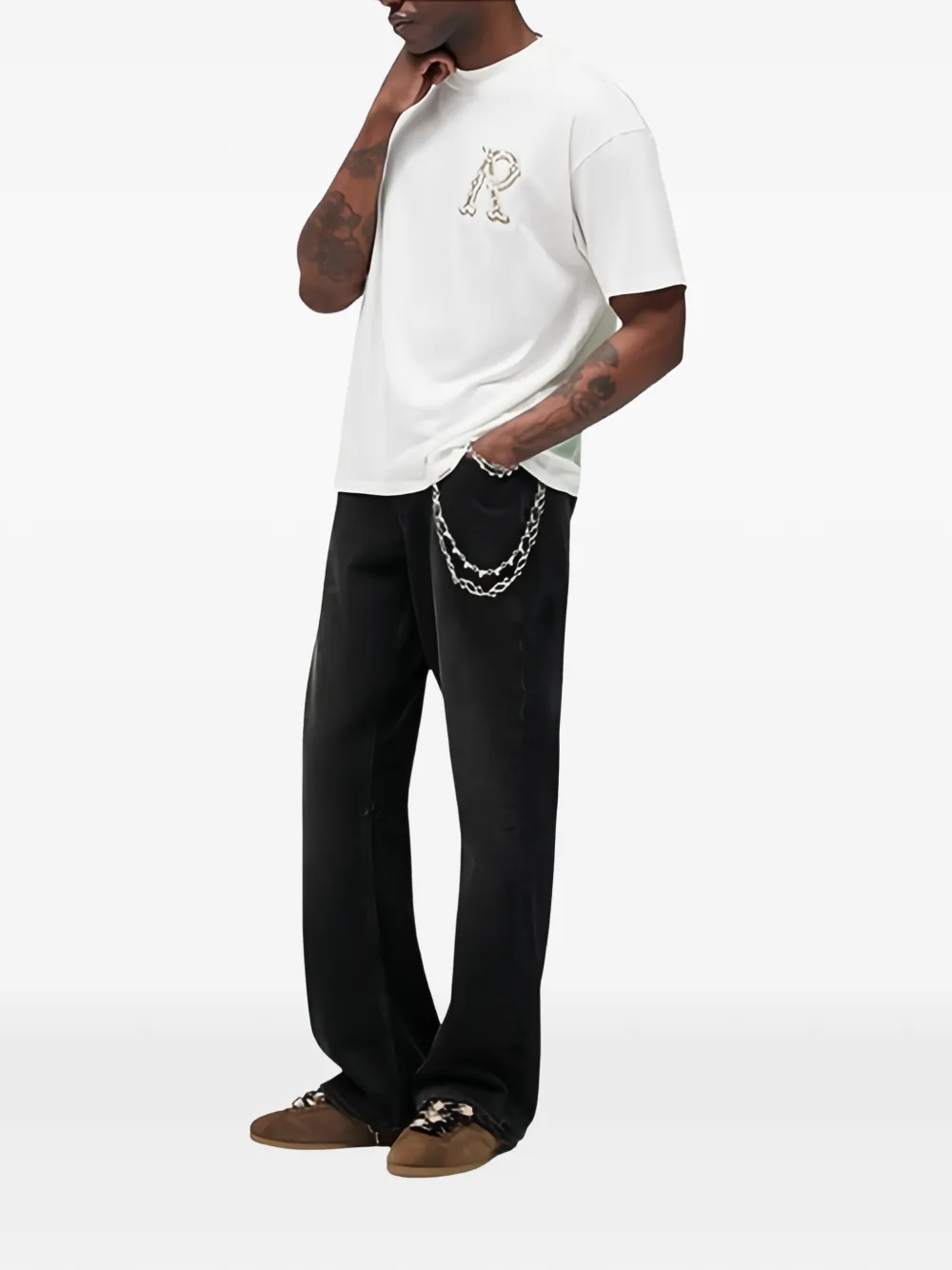  Represent Western Initial T-shirt - White 