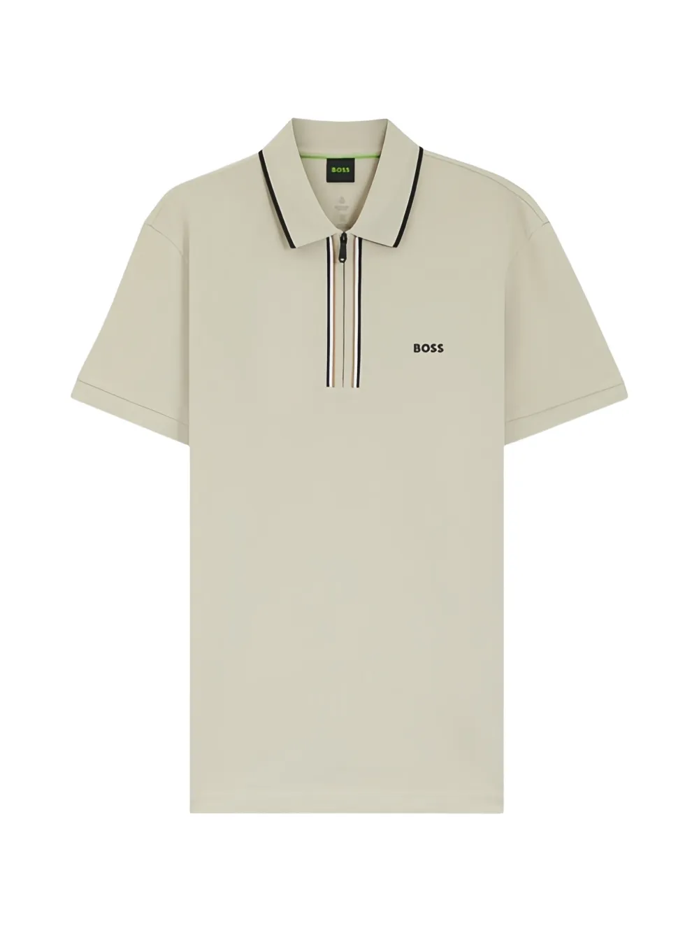 Hugo Boss Logo-detail Polo Shirt In White