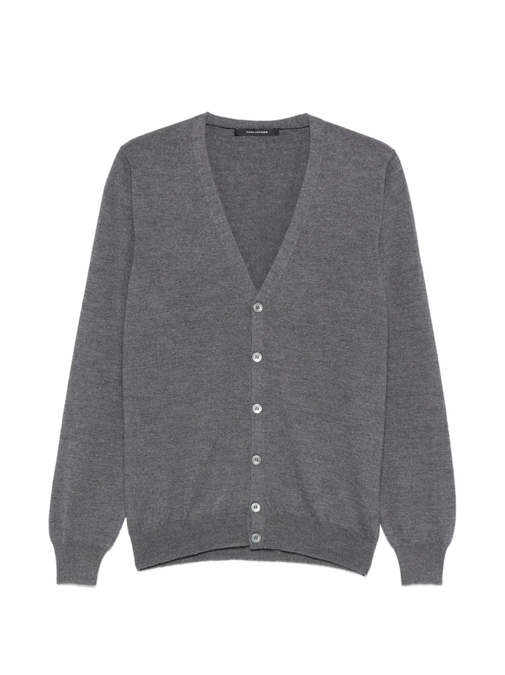 Tagliatore Cardigan Kieran con scollo a V - Grigio