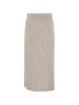 Issey Miyake Shadow Study Pleated Maxi Skirt | White | FARFETCH