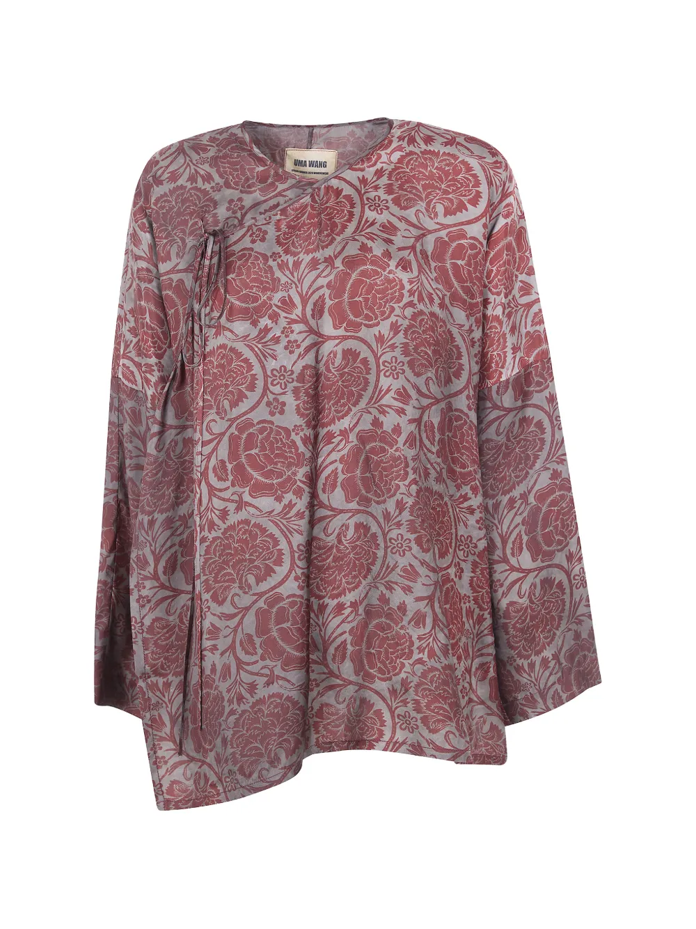 Uma Wang Maglione a fiori - Rosso