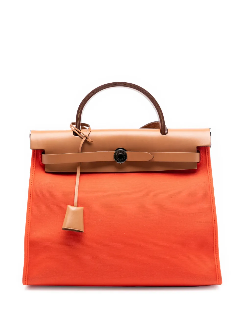 Hermès Pre-Owned 2016 Toile Herbag Zip 31 satchel - Arancione