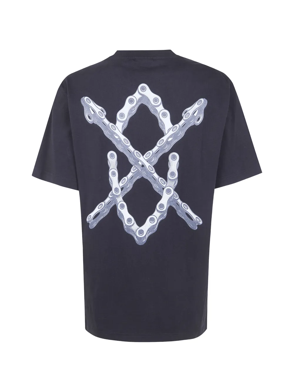 Daily Paper T-shirt met kettingprint Blauw